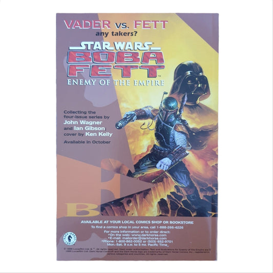 Star Wars Tales #1 1999 Dynamic Forces Signed Dark Horse