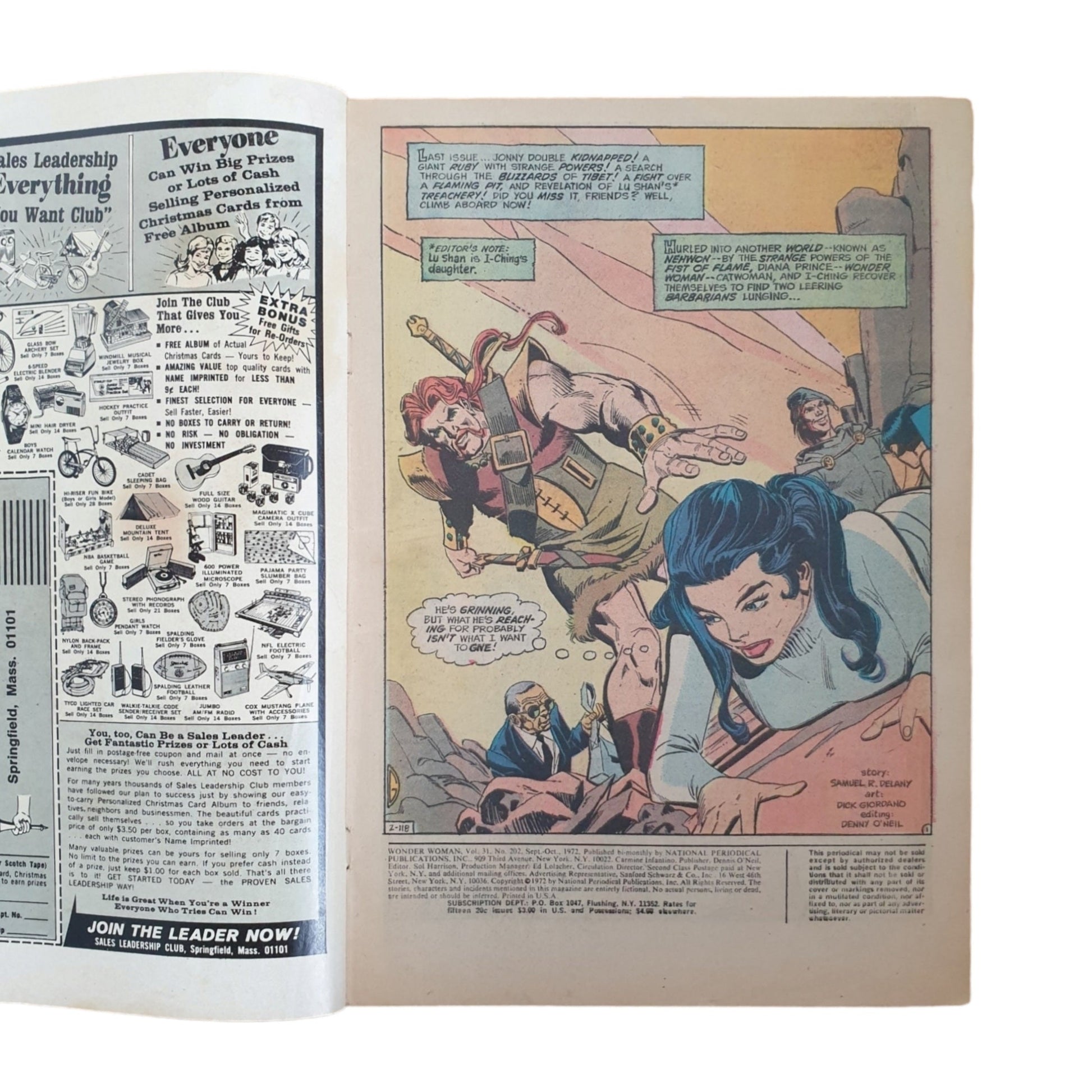Wonder Woman #202 1972 1st Series DC