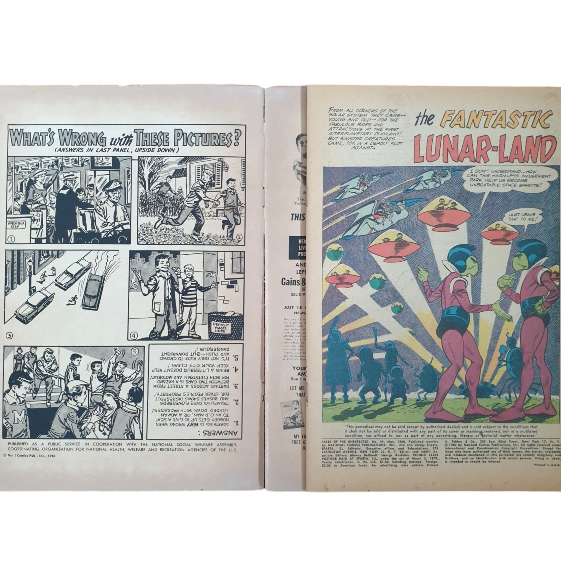 Tales Of The Unexpected #49 1960 DC