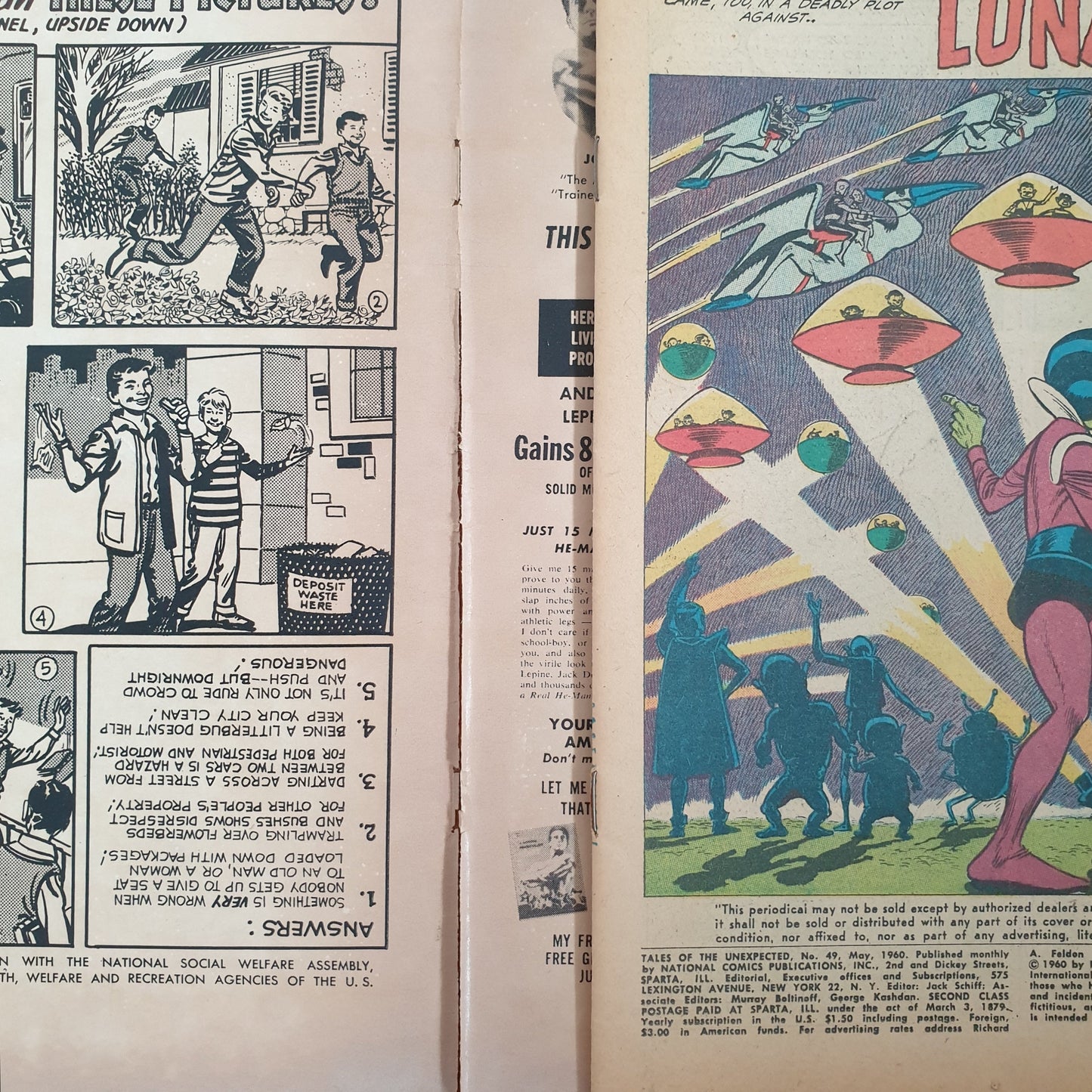 Tales Of The Unexpected #49 1960 DC