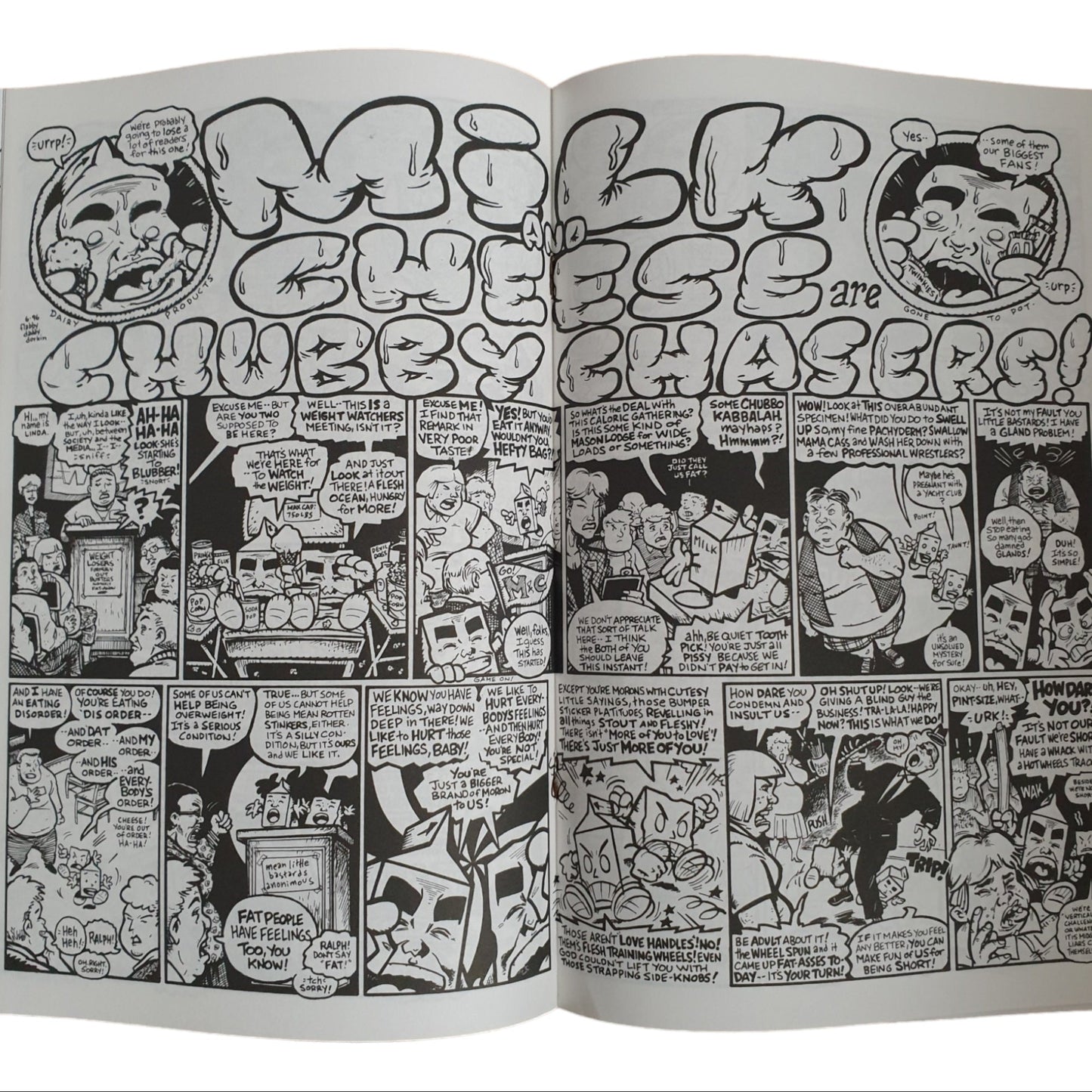 Milk And Cheese #7 1997 1st Printing Slave Labor Graphics
