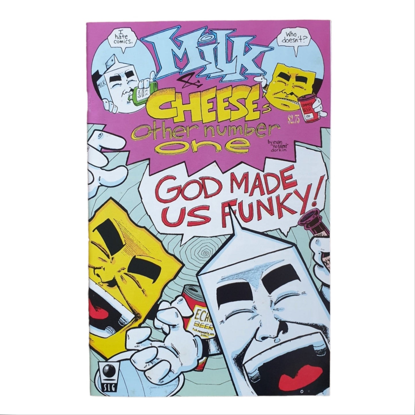 Milk And Cheese #2 1992 6th Printing Slave Labor Graphics