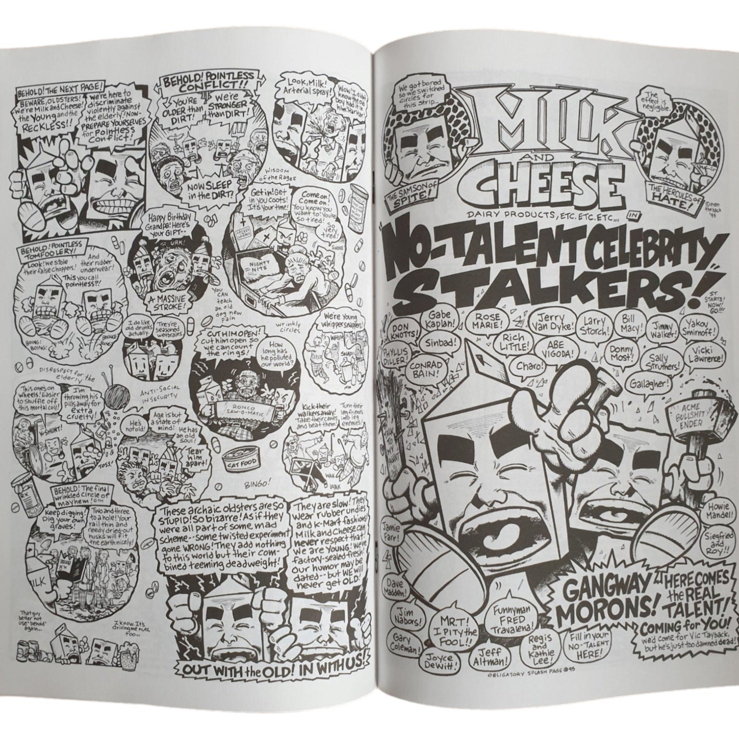 Milk And Cheese #6 1995 3rd Printing Slave Labor Graphics
