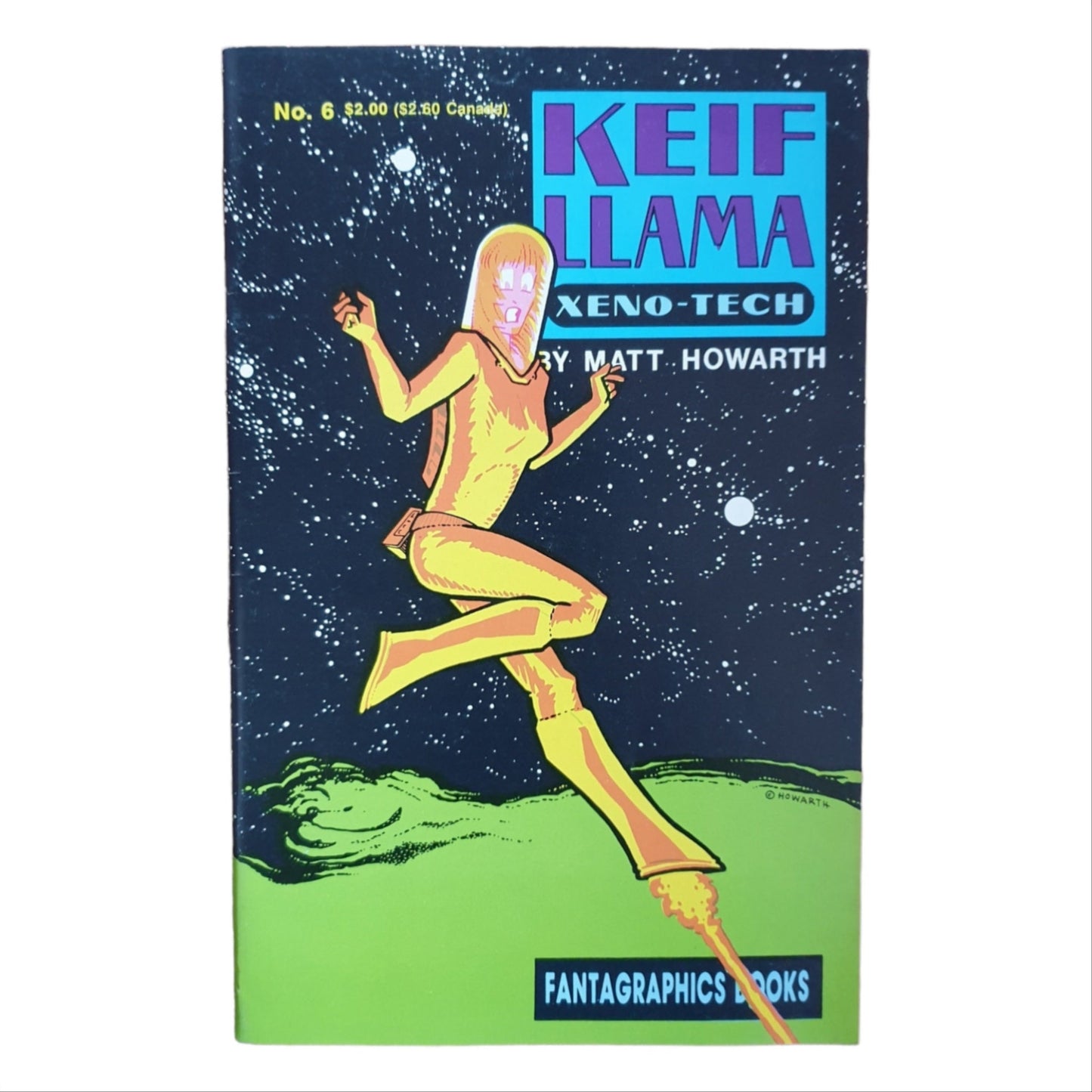 Keif Llama: Xeno-Tech #6 1989 Fantagraphics