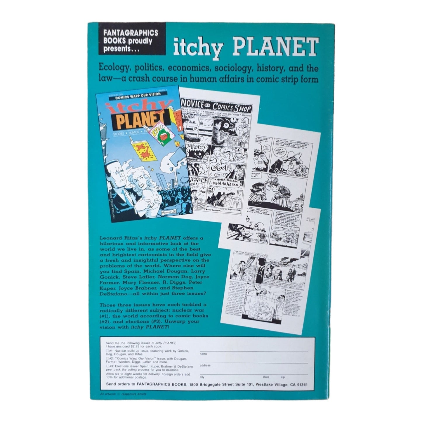 Keif Llama: Xeno-Tech #6 1989 Fantagraphics