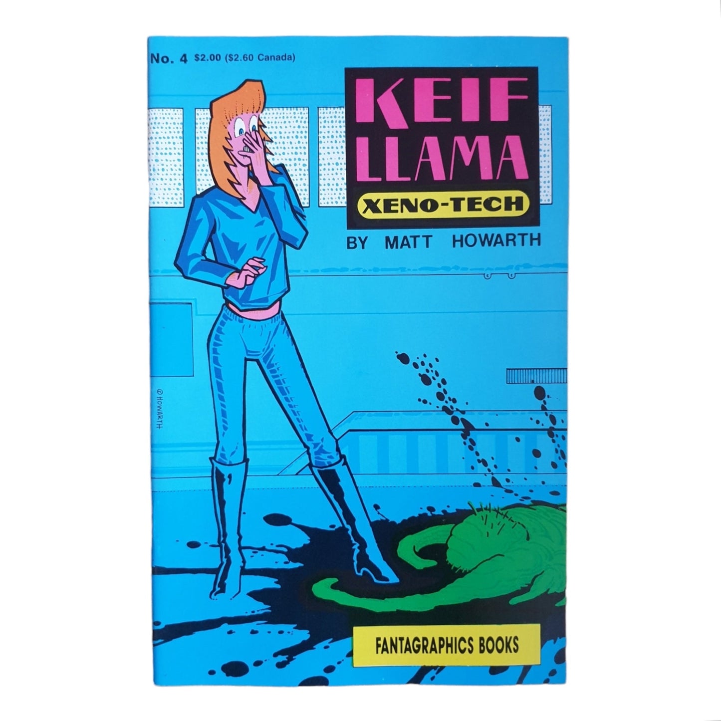 Keif Llama: Xeno-Tech #4 1988 Fantagraphics