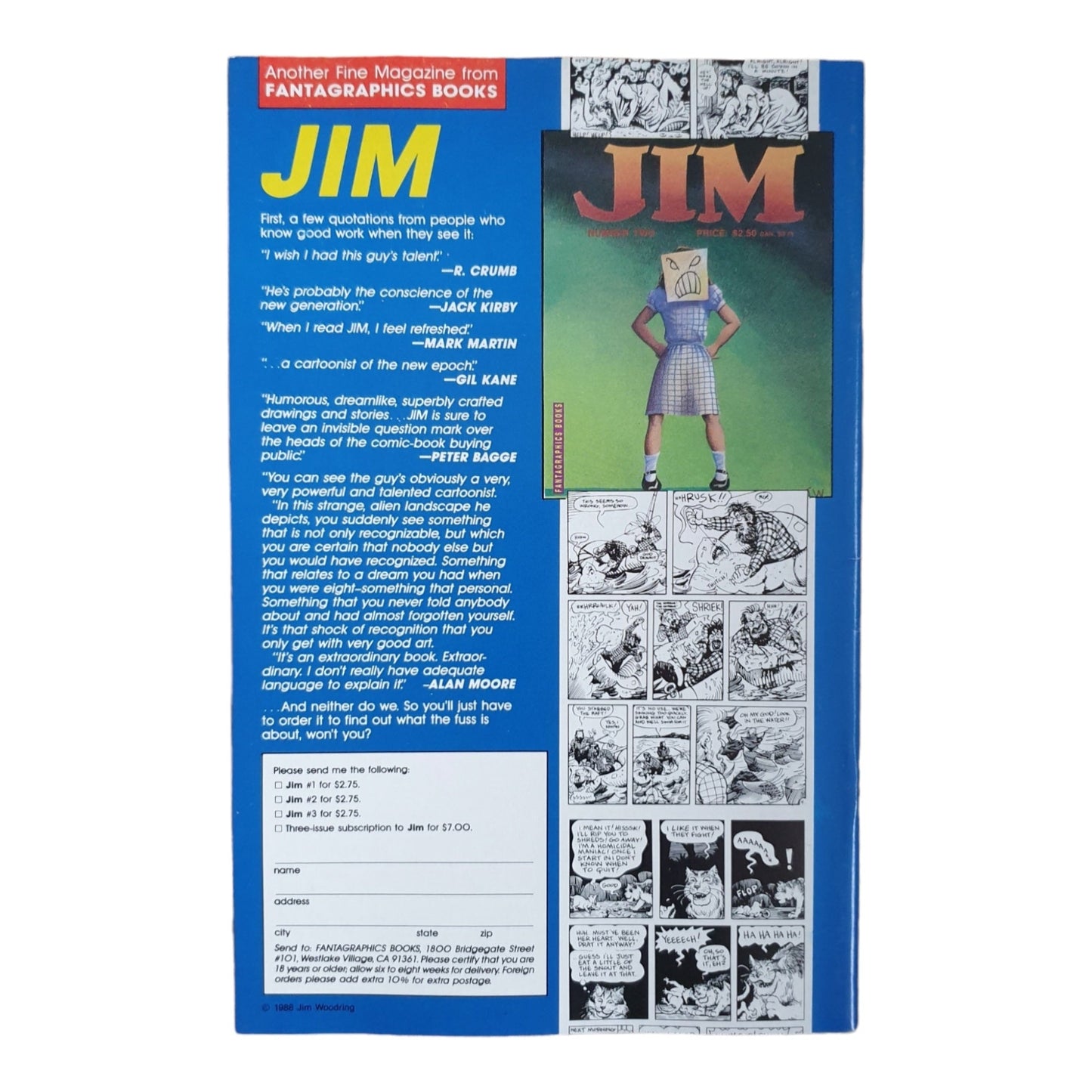 Keif Llama: Xeno-Tech #4 1988 Fantagraphics