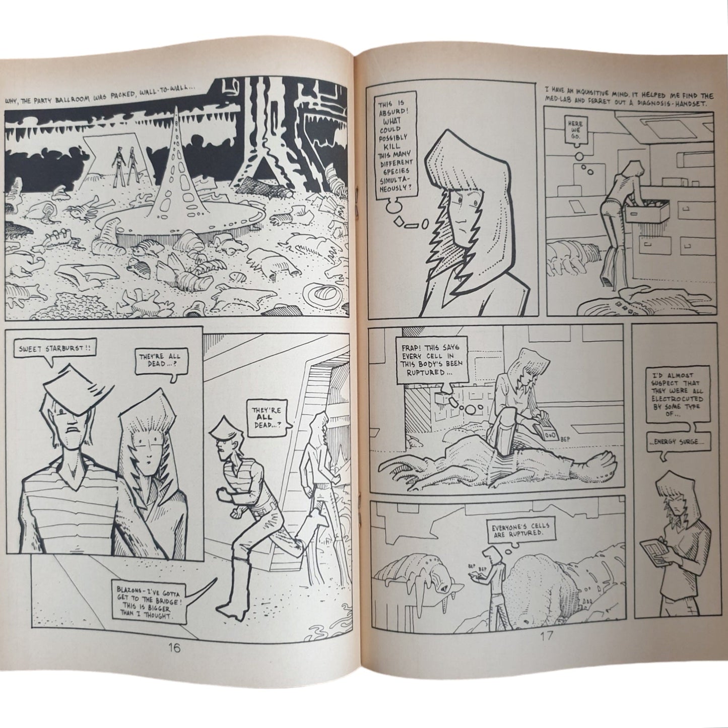 Keif Llama: Xeno-Tech #4 1988 Fantagraphics