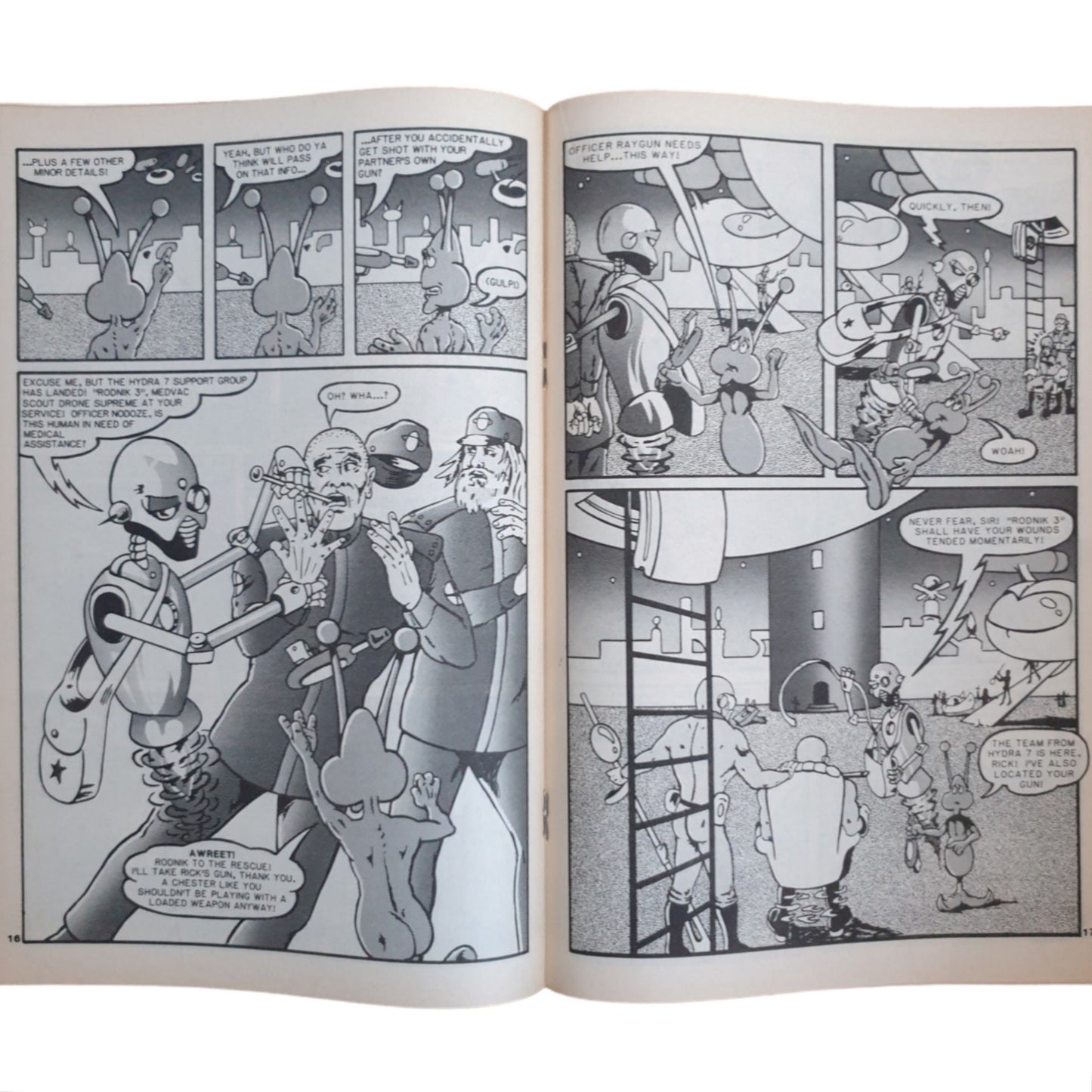 Adventures Of Rick Raygun And Quasi-Nodoze #2 1986 Stop Dragon Comics