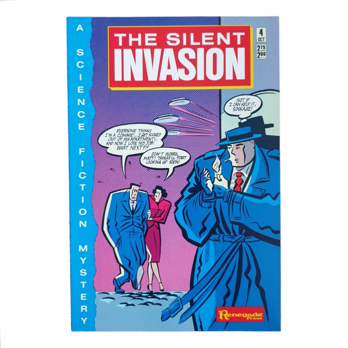 The Secret Invasion #4 1986 1st Series Renegade Press