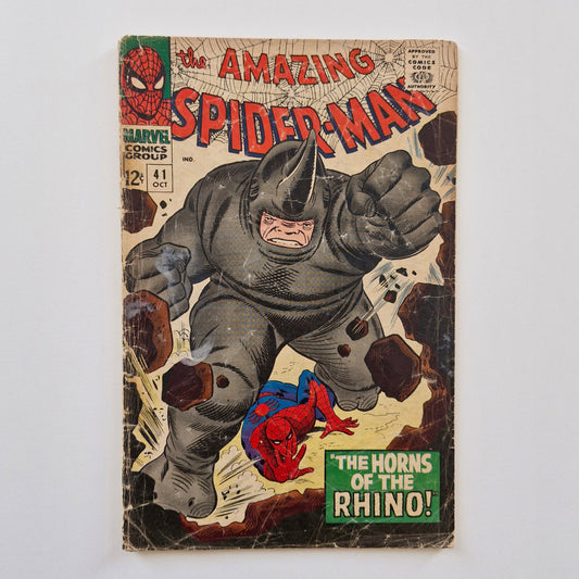 Amazing Spider-Man #41 1966 1st appearance of Rhino Marvel