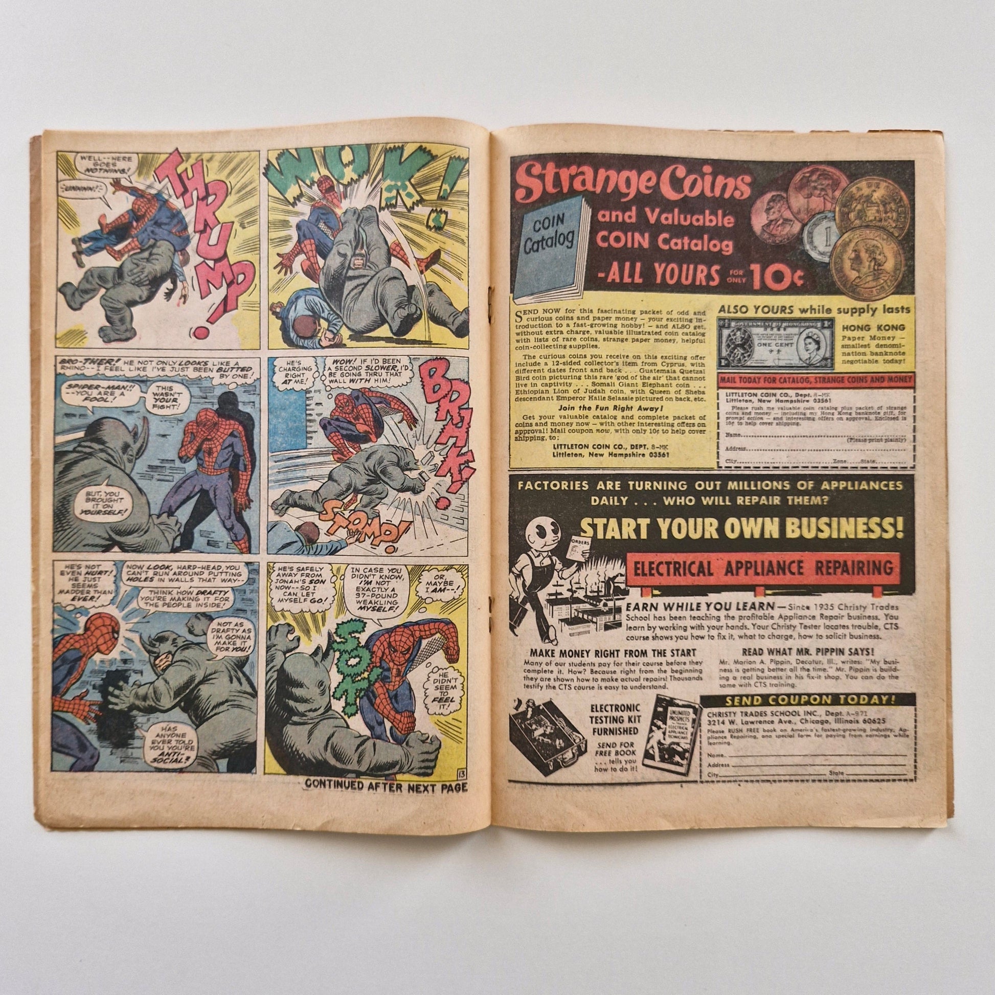 Amazing Spider-Man #41 1966 1st appearance of Rhino Marvel