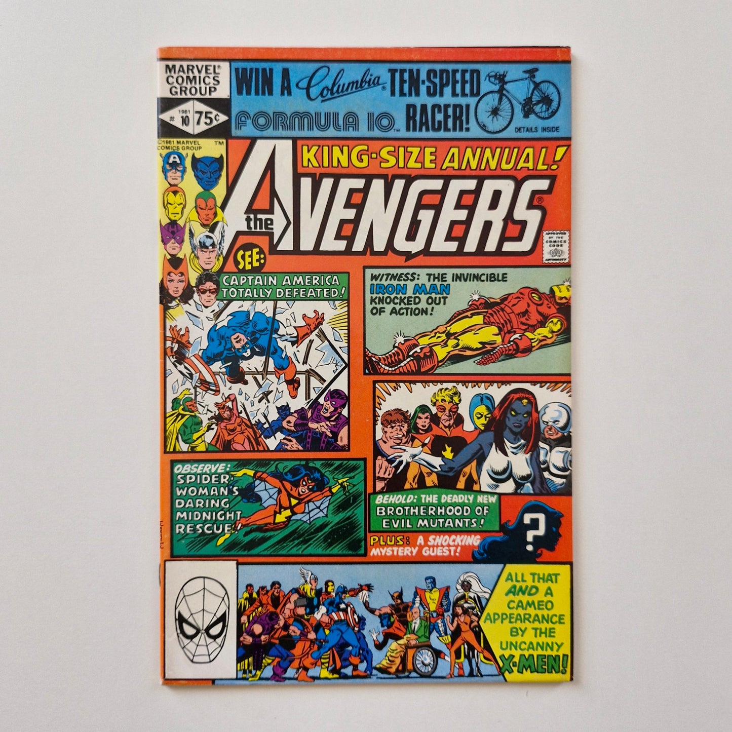 Avengers Annual #10 1981 1st appearance of Rogue Marvel
