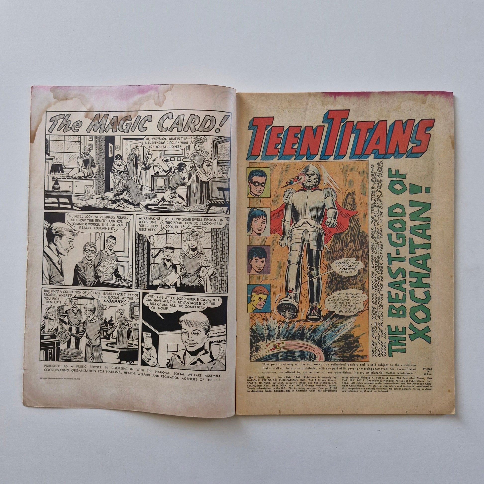 Teen Titans #1 1966 GD DC