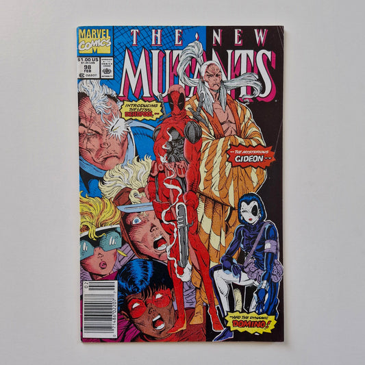 New Mutants #98 VF 1991 1st appearance of Deadpool Marvel