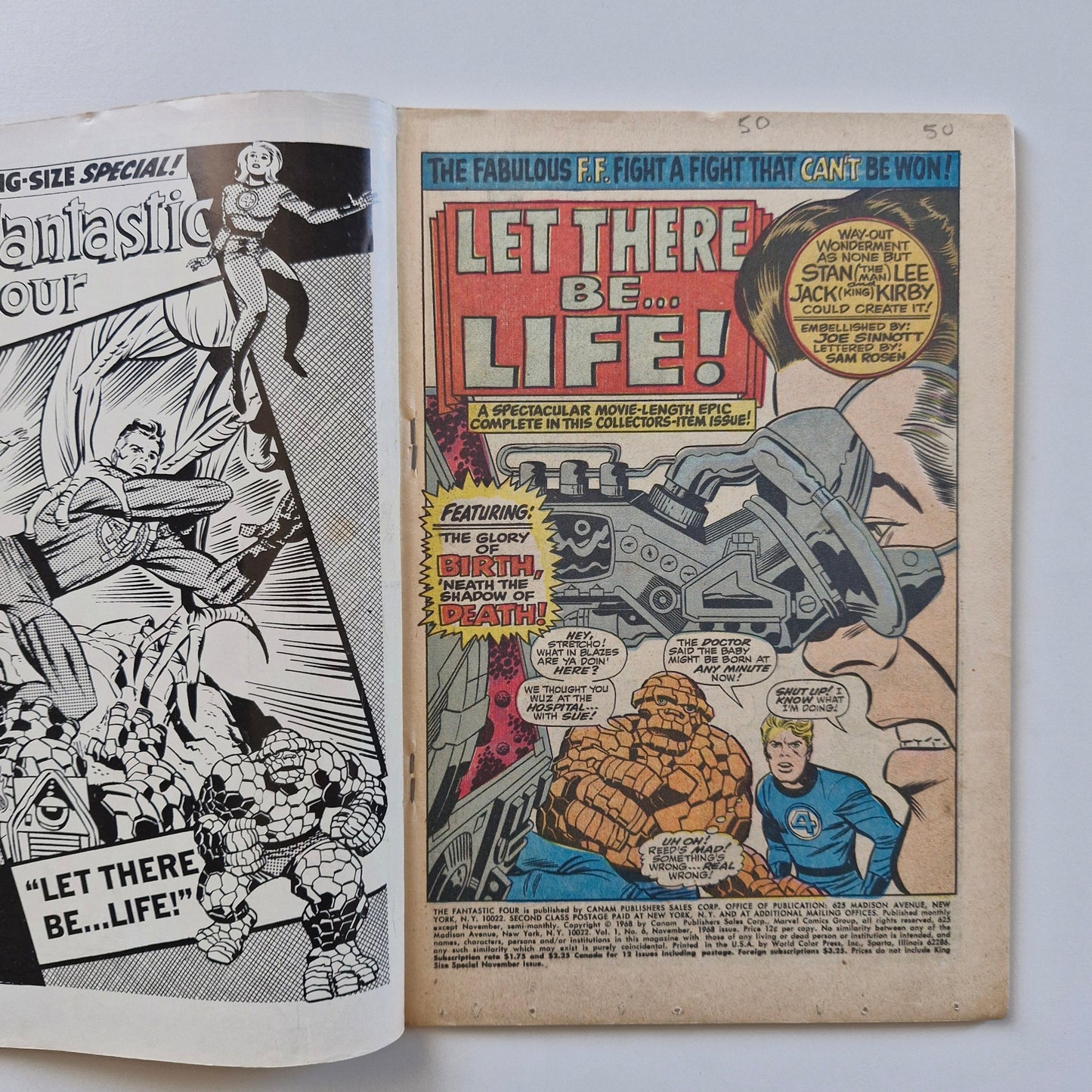 Fantastic Four Annual #6 1968 1st appearance of Annihilus Marvel