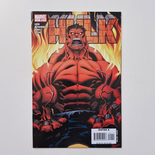 Hulk #1 2008 1st cover appearance of Red Hulk Marvel