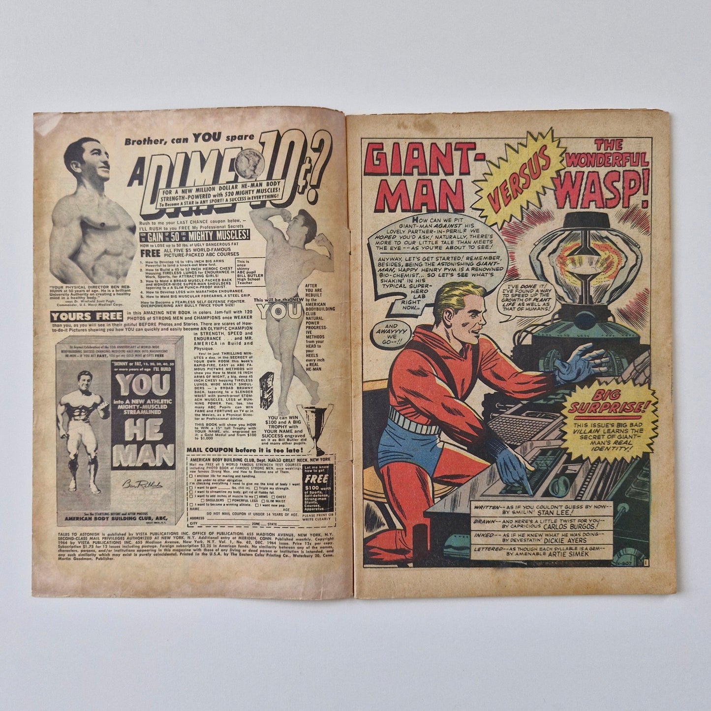 Tales to Astonish #62 1964 FN Marvel