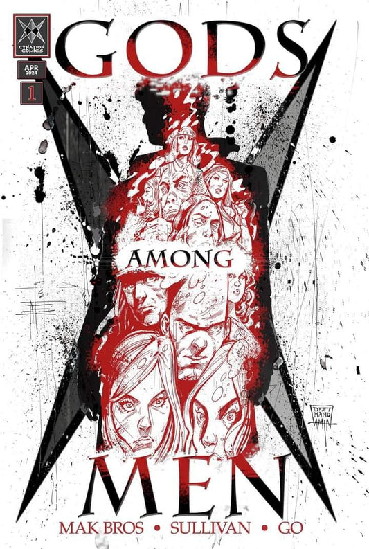 Gods Among Men #1 + ANA #0 2024 Cynation Comics