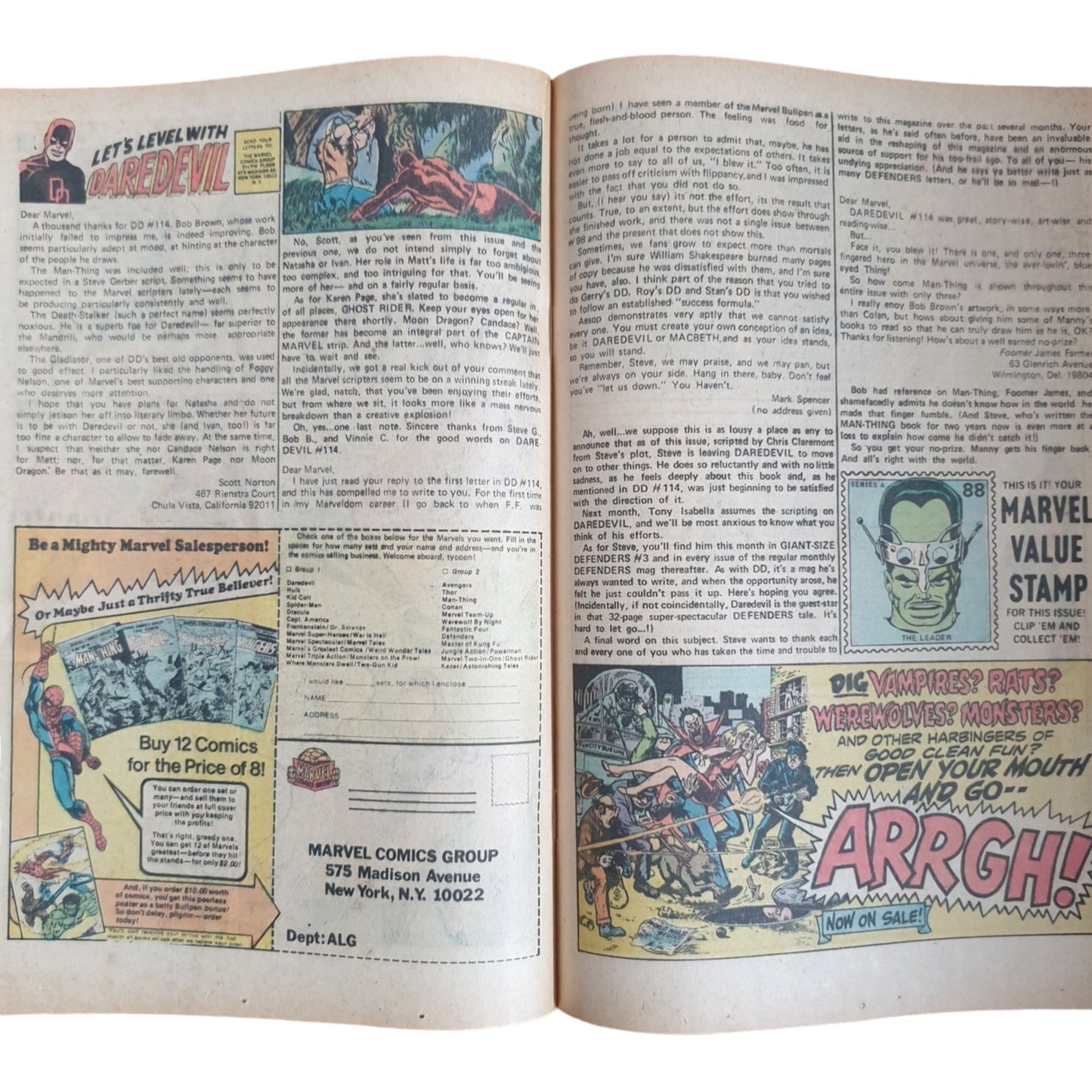 Daredevil #117 1975 1st Series Marvel