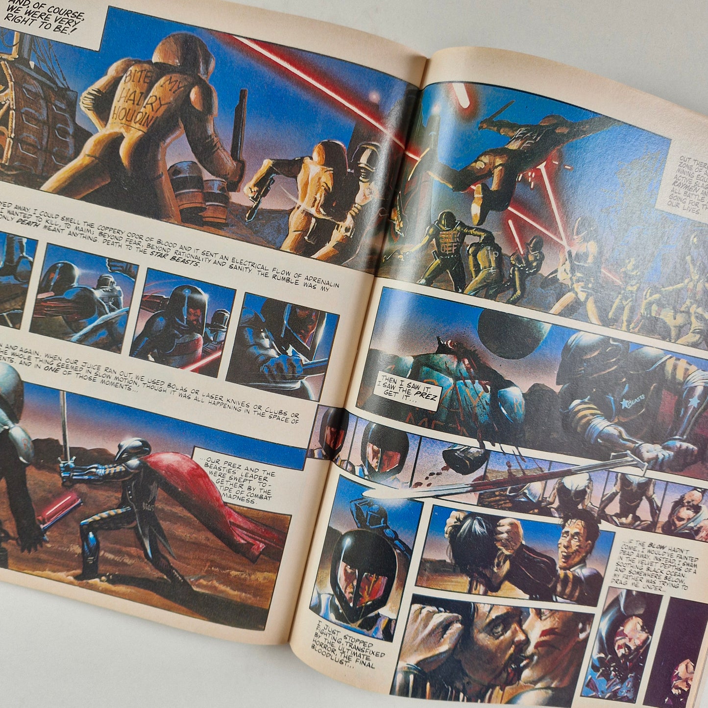 Epic illustrated #8 1981 VG/FN Cover art by Howard Chaykin