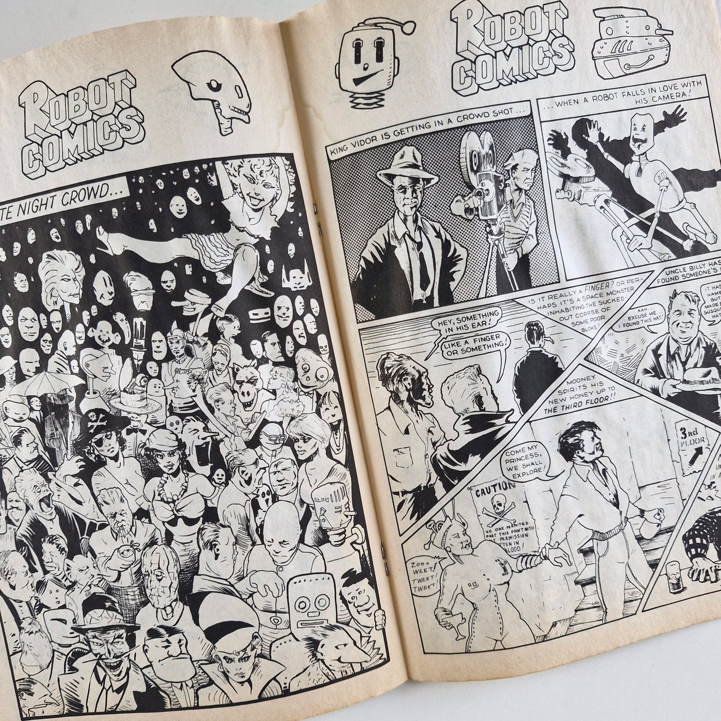Robot Comics #0 1987 VG+ Bob Burden