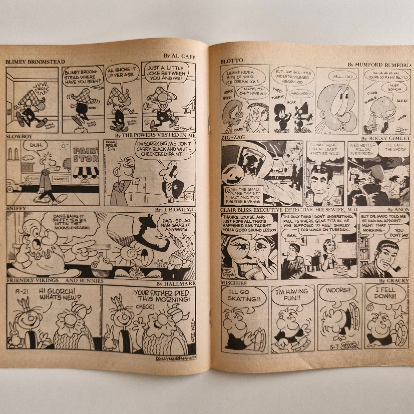 Flamed-Out Funnies #2 1976 VG- Willy Murphy