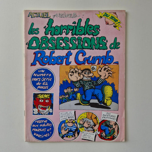 Les horribles obsessions de Robert Crumb #1 1974 VG/FN Nova Press