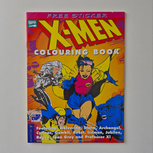 X-Men Colouring Book 1995 FN/VF Marvel