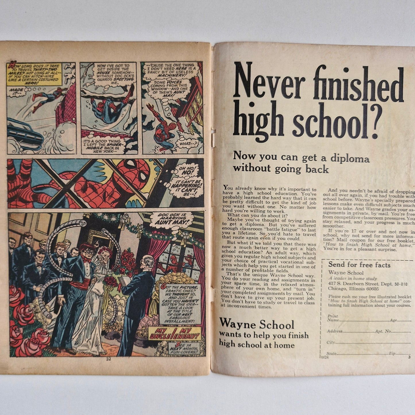 Amazing Spider-Man #130 1974 VG- Debut of Spider-Mobile