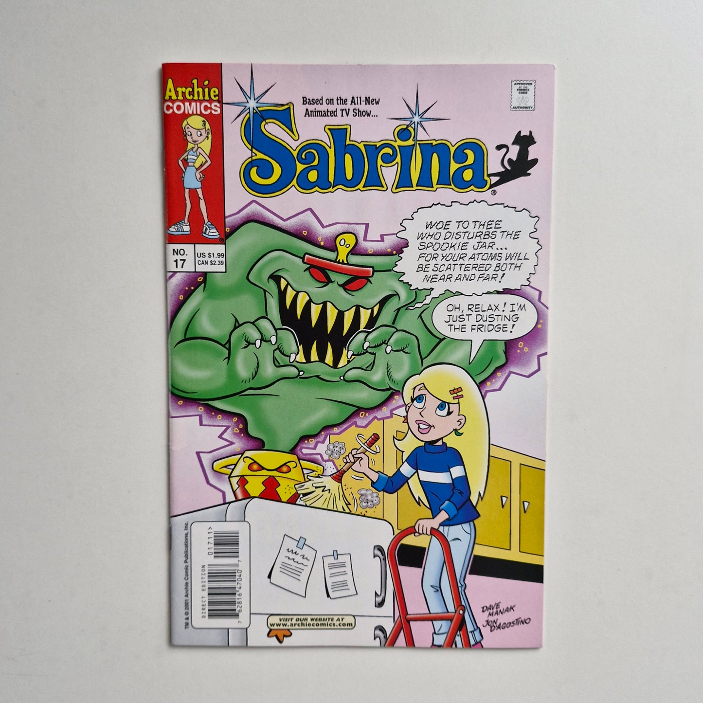 Sabrina The Teenage Witch #17 2001 VF- 3rd Series