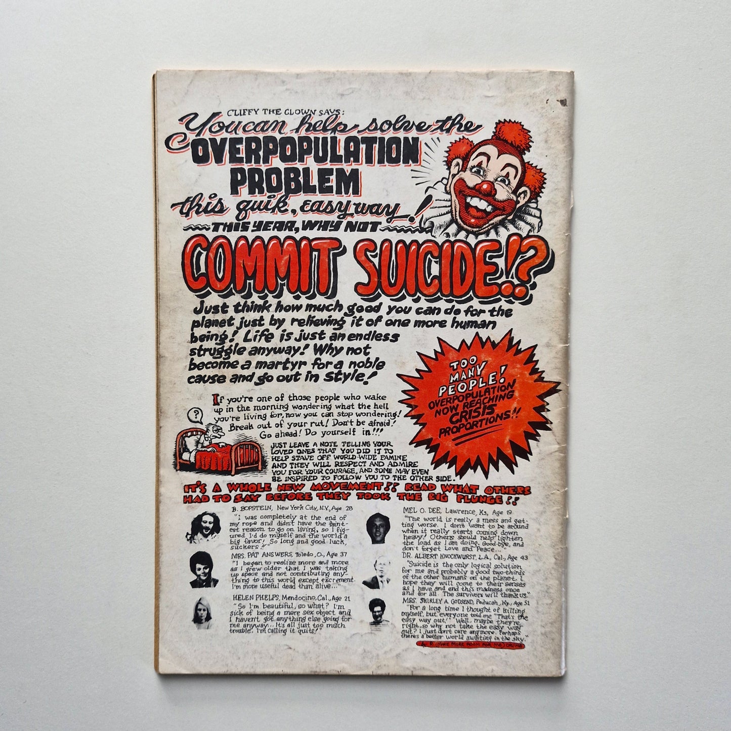 Zap Comics #6 1973 G 1st Printing