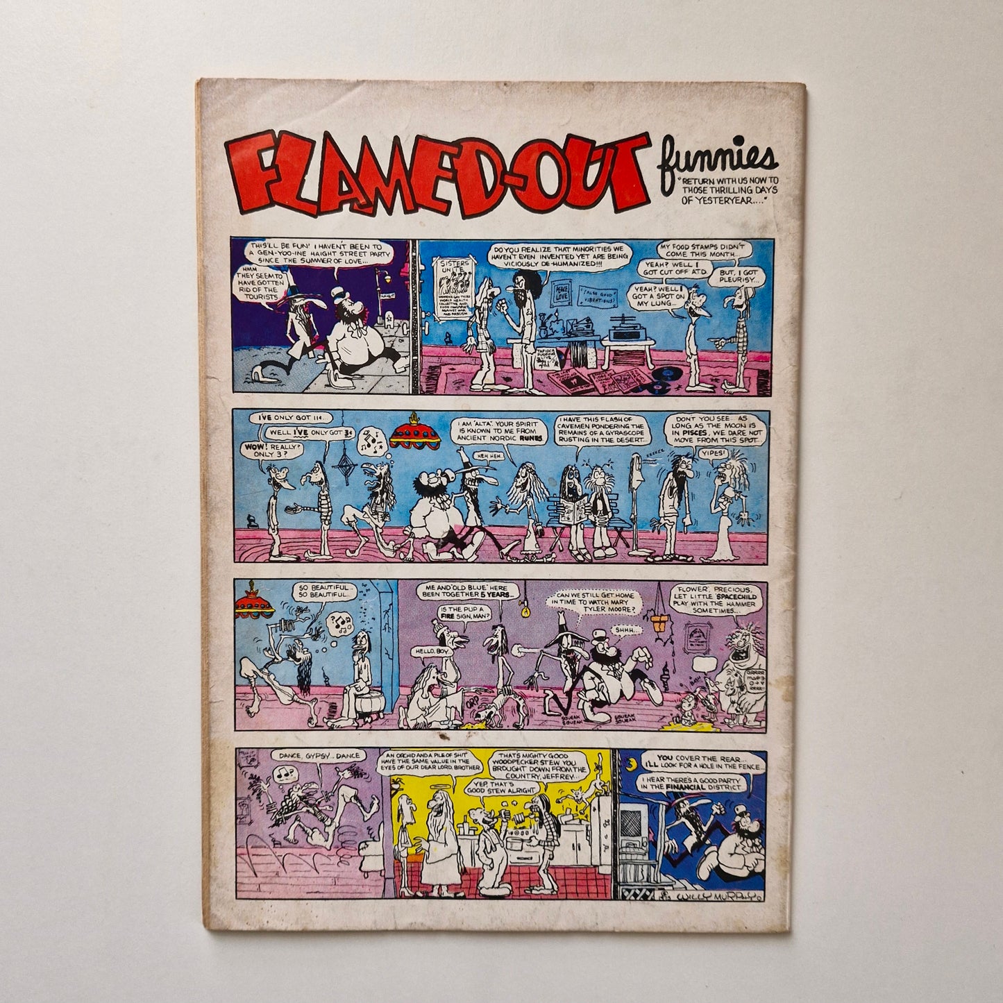 Flamed-Out Funnies #2 1976 VG- Willy Murphy