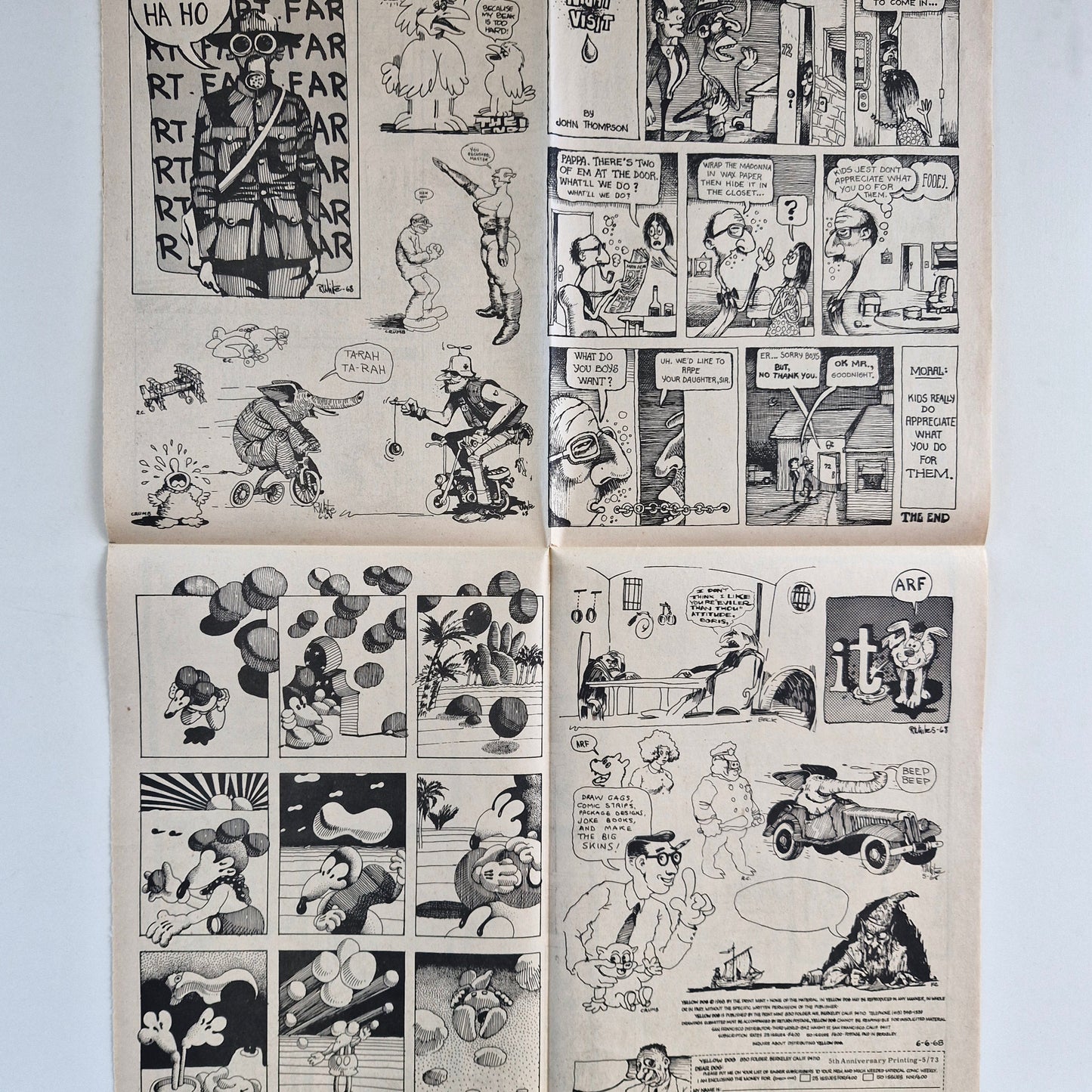 Yellow Dog #2 1973 5th Anniversary Edition