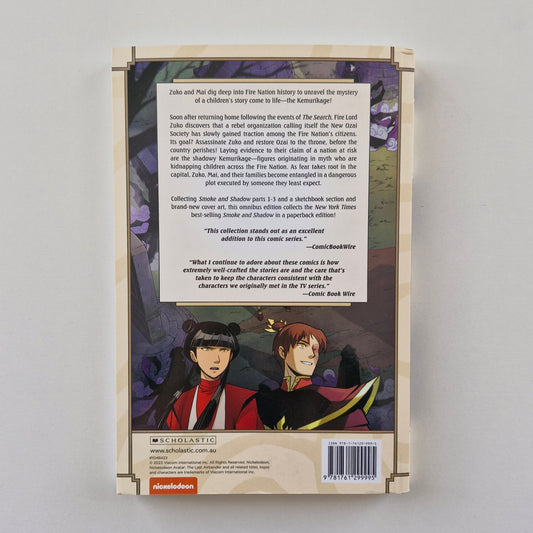 Avatar The Last Airbender: Smoke and Shadow Omnibus TPB 2023 NM Scholastic