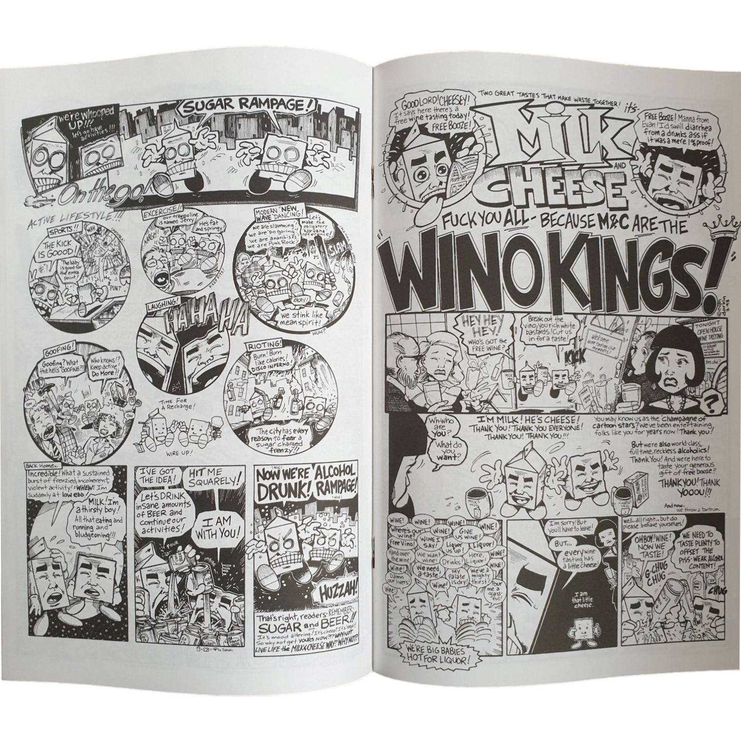 Milk And Cheese #4 1993 4th Printing Slave Labor Graphics