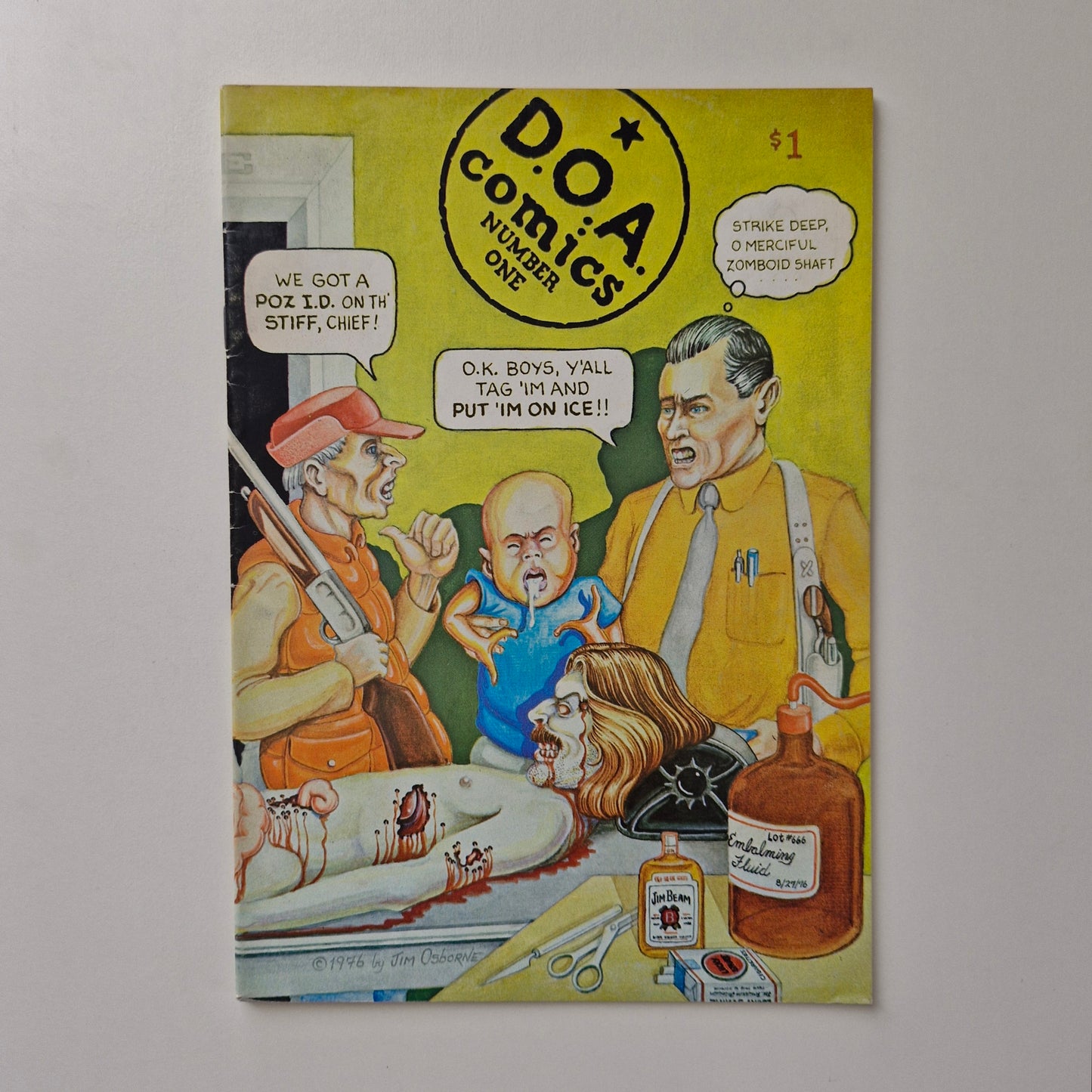 D.O.A Comics #1 1976 FN 1st Printing Jim Osborne