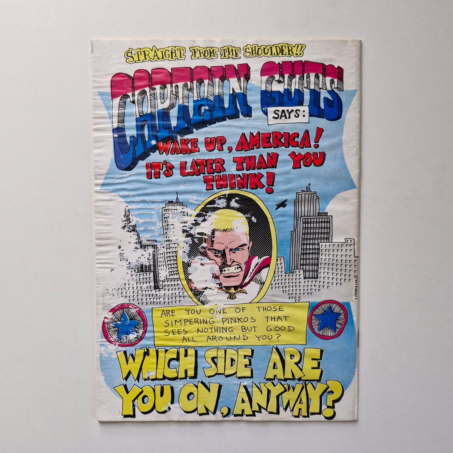 Captain Guts #1 1969 G 1st Printing Larry Welz