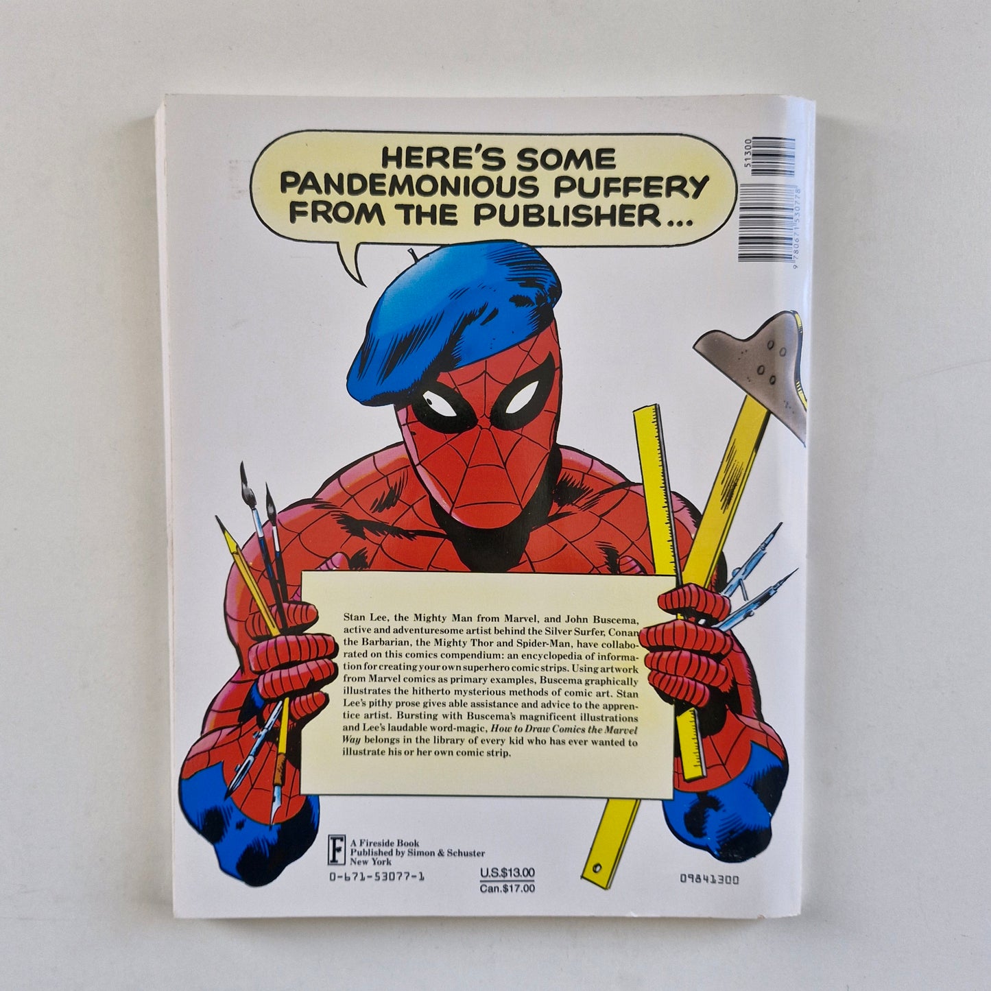 How to Draw Comics the Marvel Way SC 1984 1st Printing