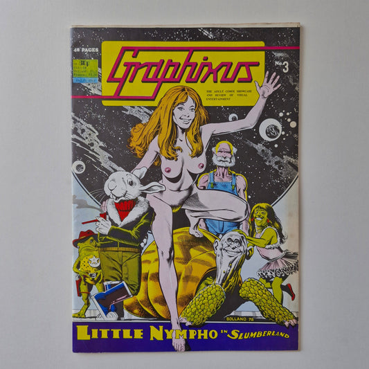 Graphixus Magazine #3 1978 FN/VF cover by Brian Bolland Media & Graphic Creations