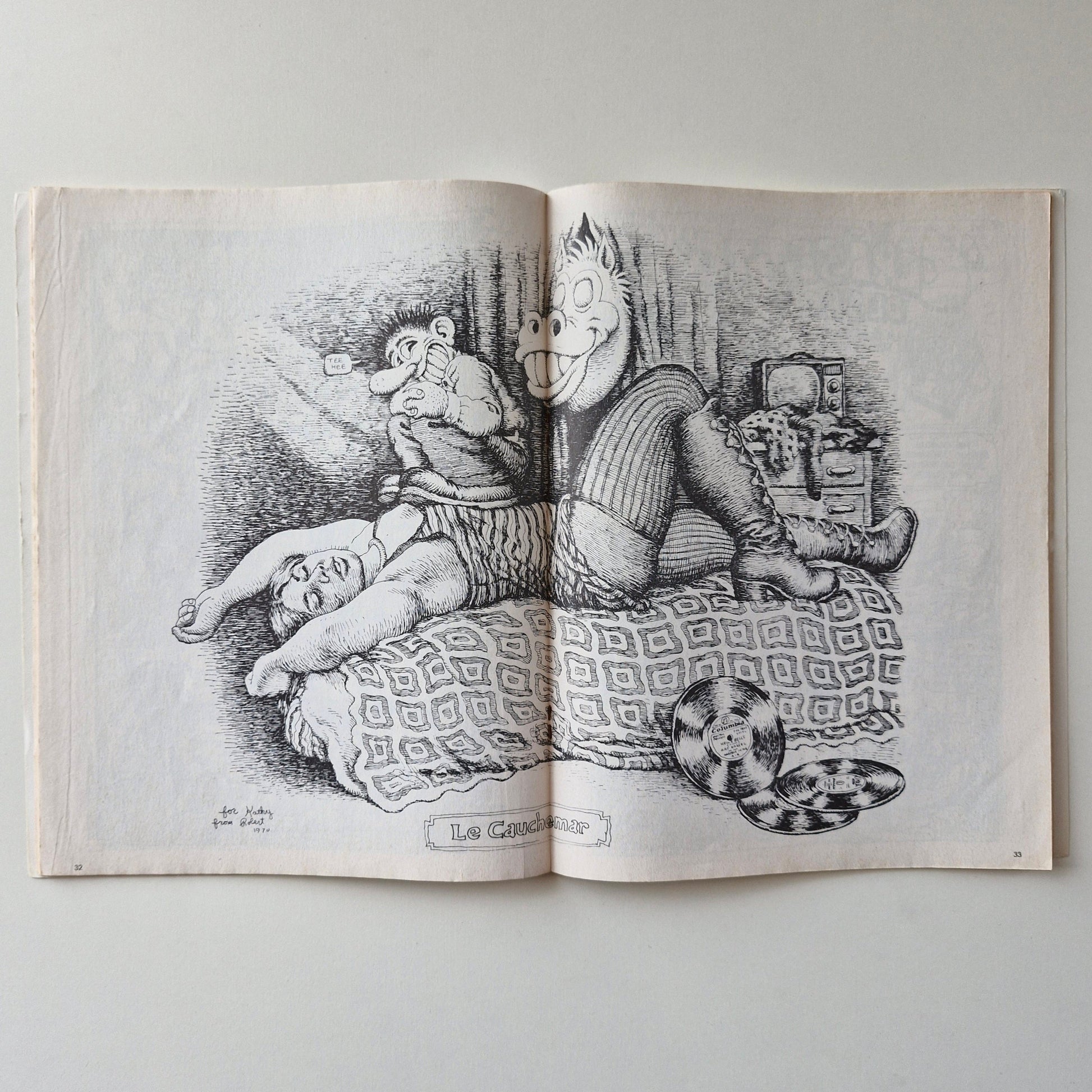Les horribles obsessions de Robert Crumb #1 1974 VG/FN Nova Press
