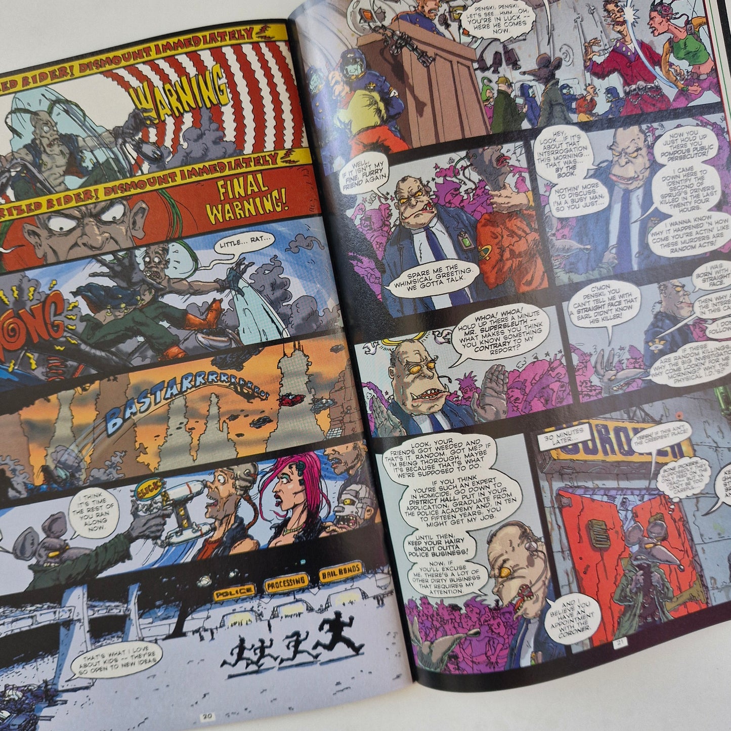 Rat Bastard #1 1997 FN/VF Signed by the Huja Brothers