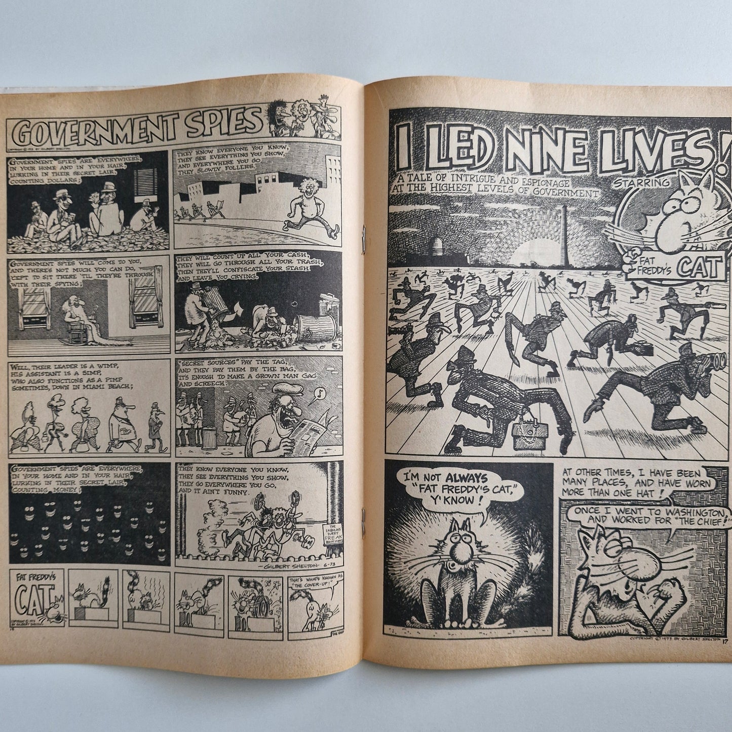 Fabulous Furry Freak Brothers #3 1974 VG/FN 2nd Printing