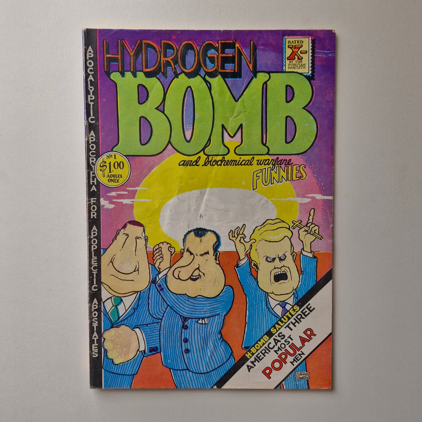 Hydrogen Bomb Funnies #1 1970 VG/FN 1st Printing