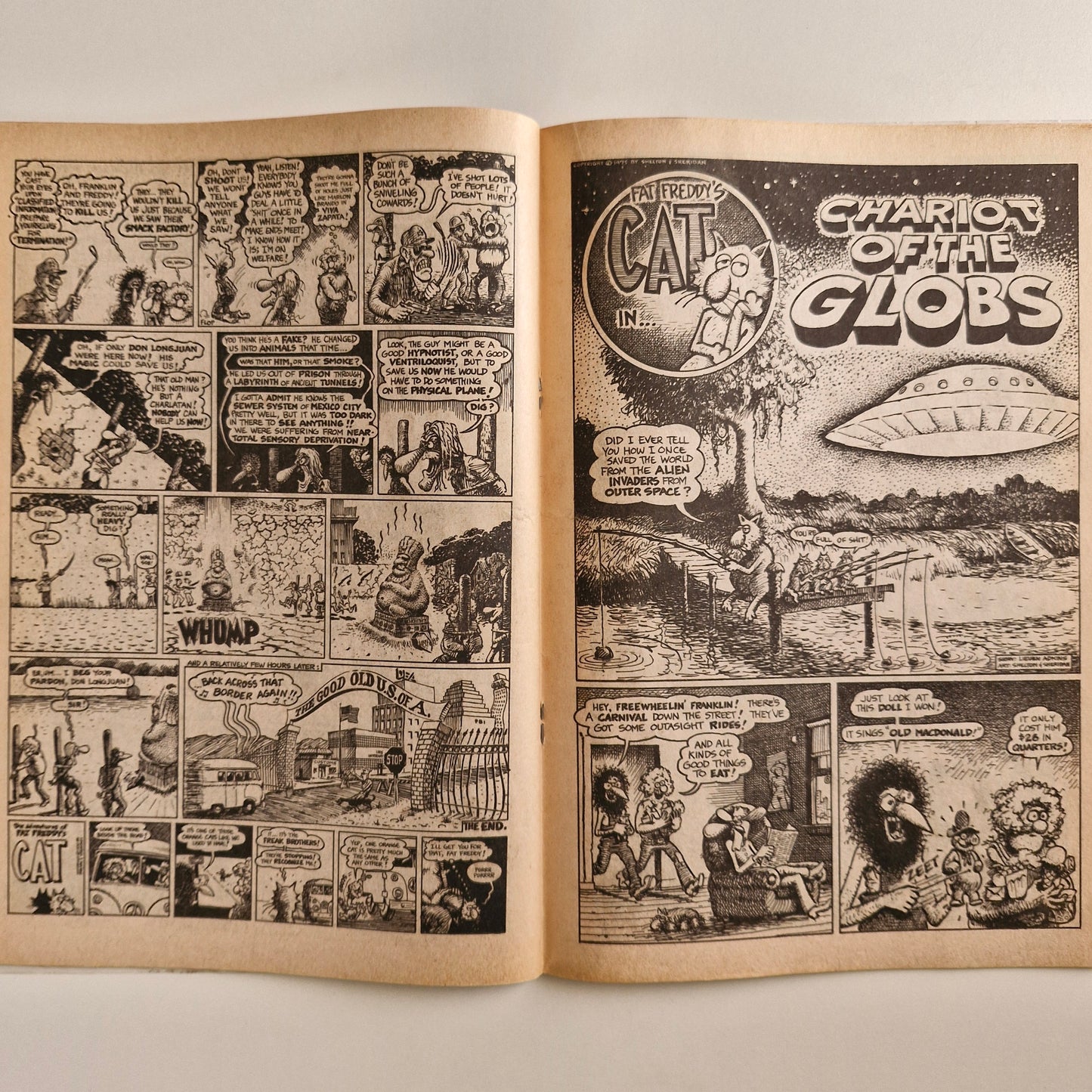 Fabulous Furry Freak Brothers #4 1975 VG/FN 1st Printing