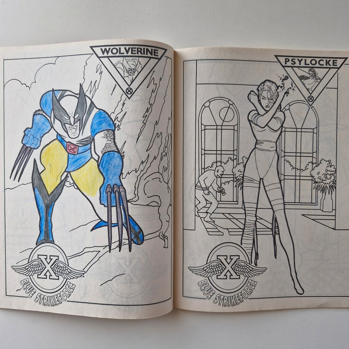 X-Men Colouring Book 1995 FN/VF Marvel