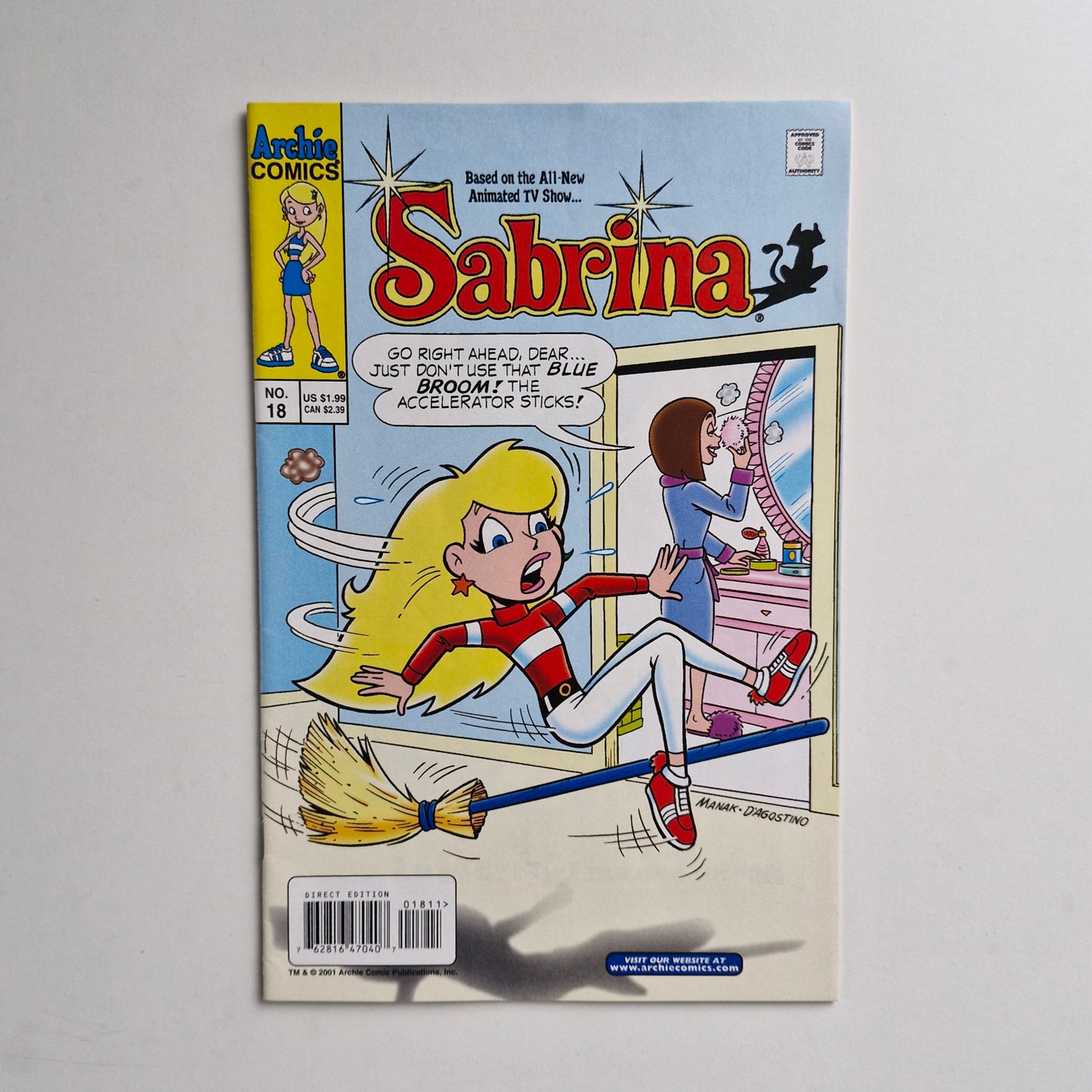 Sabrina The Teenage Witch #18 2001 VF- 3rd Series