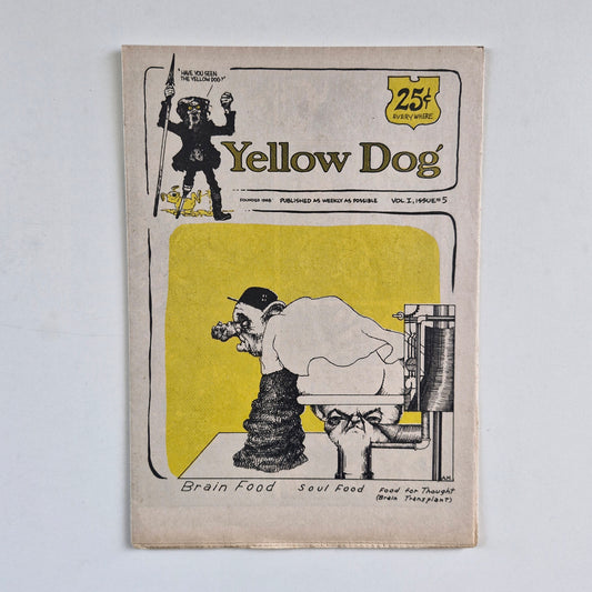 Yellow Dog #5 1973 5th Anniversary Edition