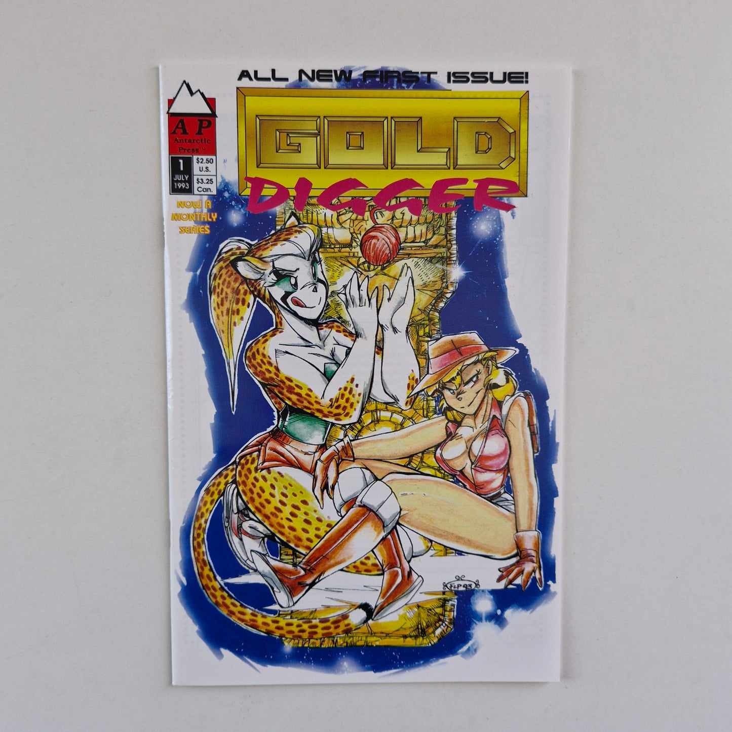 Gold Digger #1 1993 VG/FN 2nd Series Fred Perry Story & Art