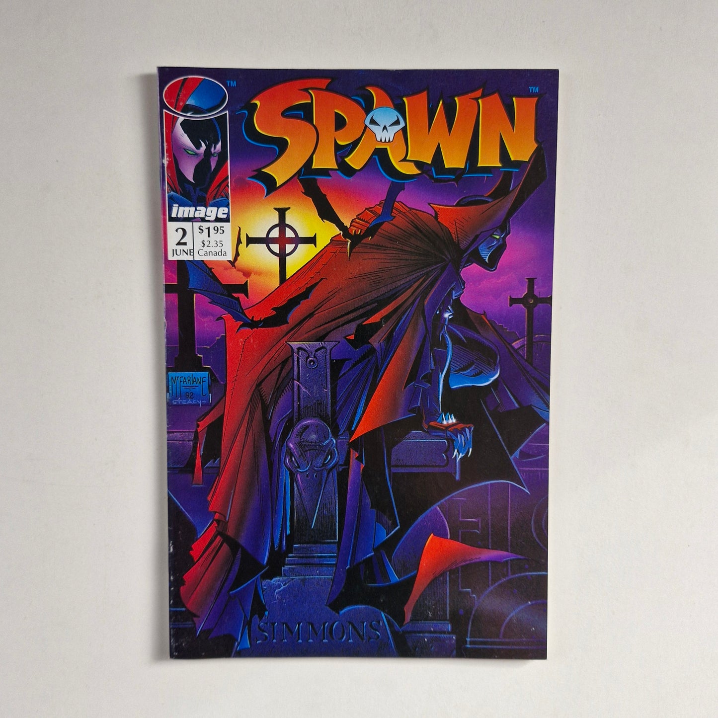 Spawn #2 1992 FN 1st appearance of Violator